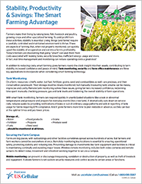 Stability, Productibity & Savings: The Smart Farming Advantage