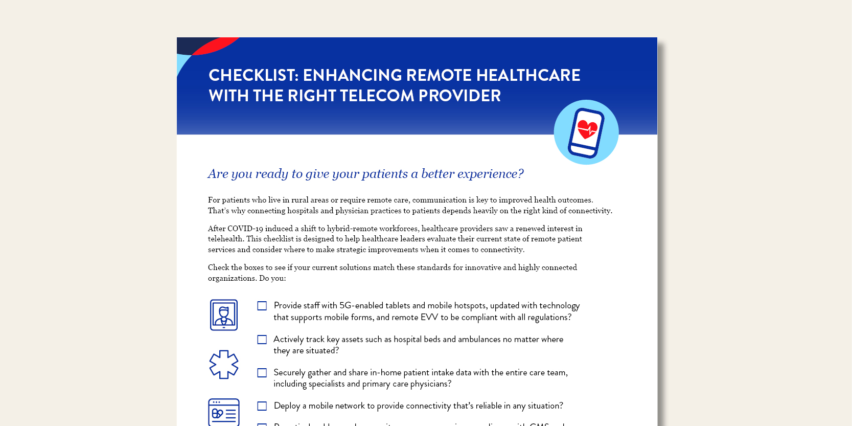 Enhancing Remote Care with Connected Solutions