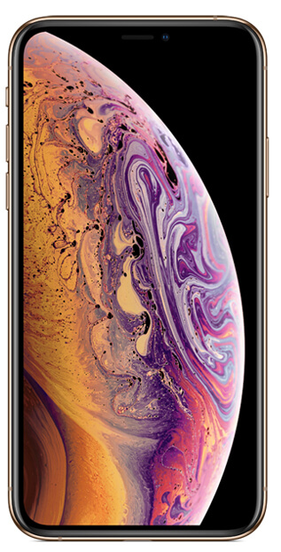 iPhoneXS front facing in black